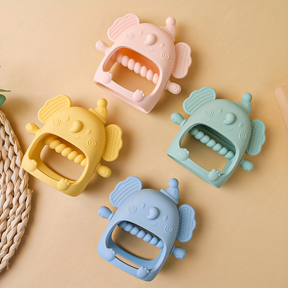 One piece of the TYRY.HU Silicone Baby Teether Mitten is now available. This non-slip, BPA-free teething toy features a fun cartoon design and is machine washable. It is perfect for babies who are teething and can also be used as a hand pacifier for