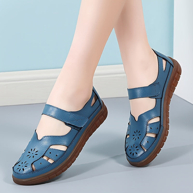 Women's slip-resistant wedge sandals for outdoor activities.