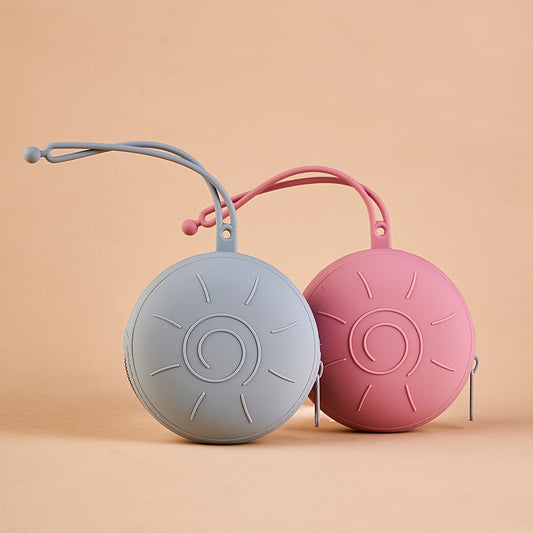 Introducing the Baby Loving Island Silicone Pacifier Box - a BPA-free, waterproof and stain-proof reusable bag for storing baby pacifiers. This easy-to-carry bag comes with a lanyard, making it convenient for moms on the go. It's the perfect gift for