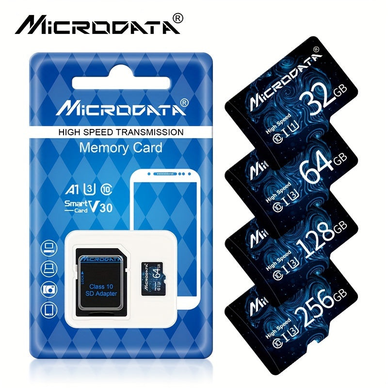 256GB Micro SD Memory Card with Class10 U3 UHS-I for 4K HD; Includes SD Adapter