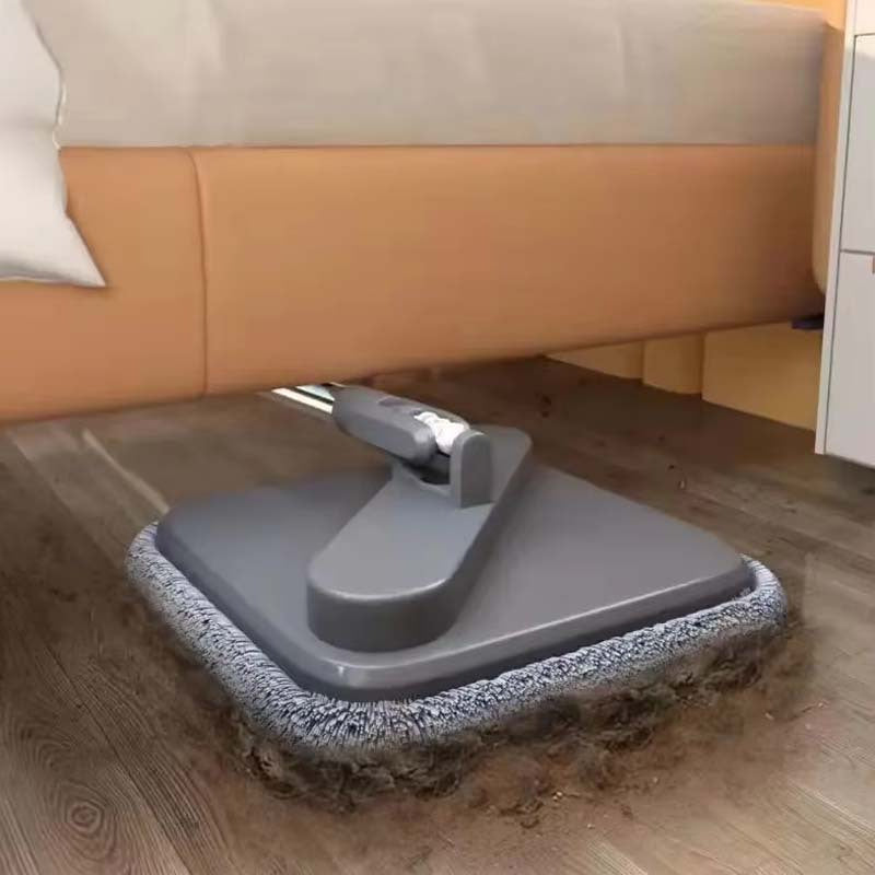 Quickly dry your floors with the 1pc Flat Mop Set featuring Dirt Separation Technology. This hand washable mop is perfect for both wet and dry cleaning, making it ideal for use in the living room, bedroom, and kitchen.