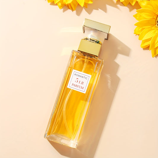 Rose & Amber Citrus perfume with floral and citrus notes in a 50ml Eau De Parfum, perfect for work, travel, and gifting. Ideal women's fragrance in a luxury glass perfume bottle.