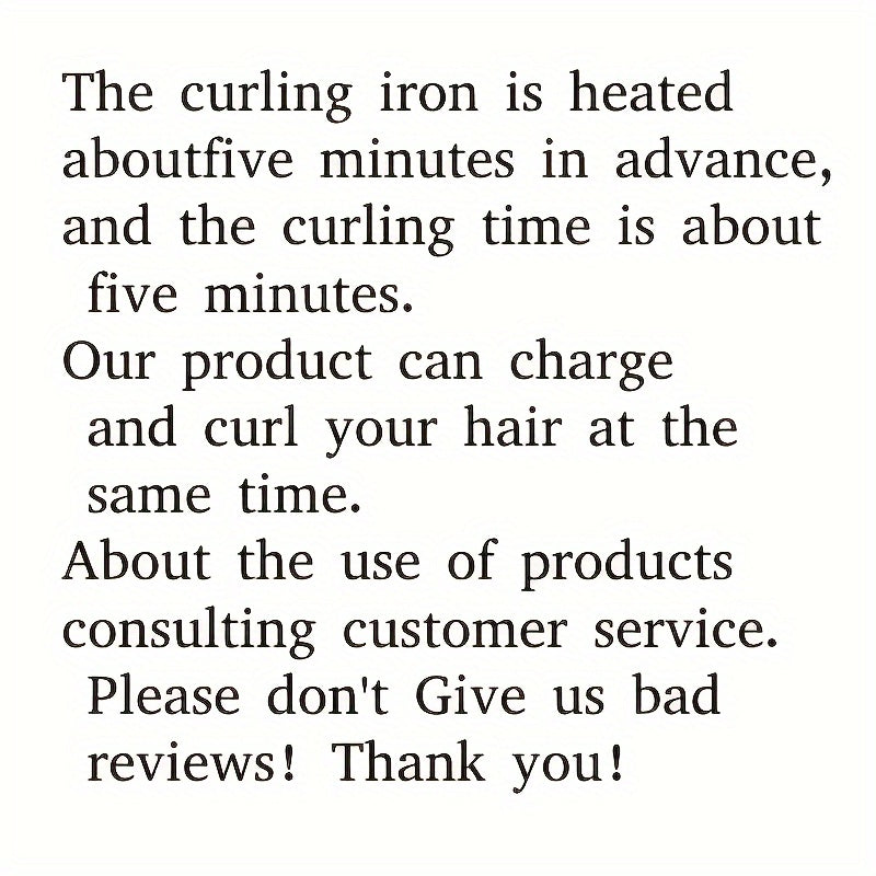 5 heat settings auto-curler with ceramic coating, anti-scald technology, tangle-free design, and quick charge USB rechargeable lithium battery. Ideal for styling, special occasions, and