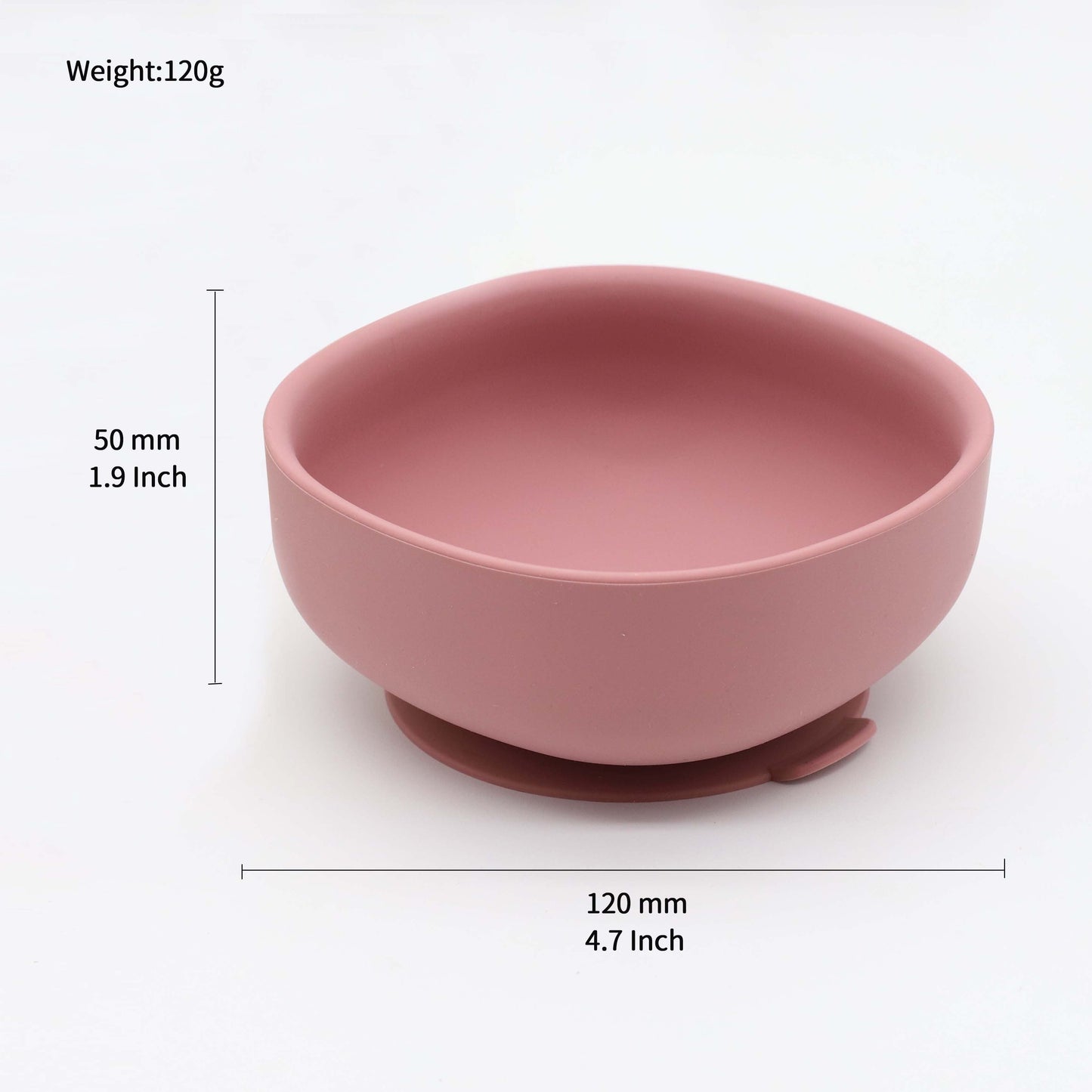 BPA-Free Silicone Suction Bowl for Babies and Toddlers, Perfect for Self-feeding and Food Supplements, Made with Food Grade Soft Silicone for Safety