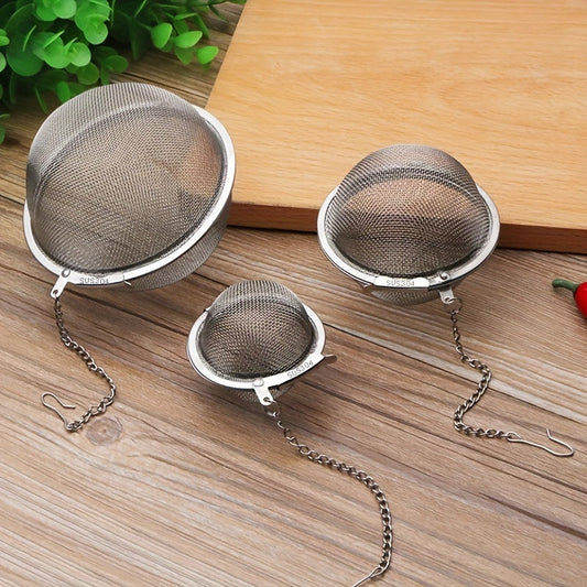 Enjoy the perfect cup of tea at home with our premium 304 stainless steel tea ball pack