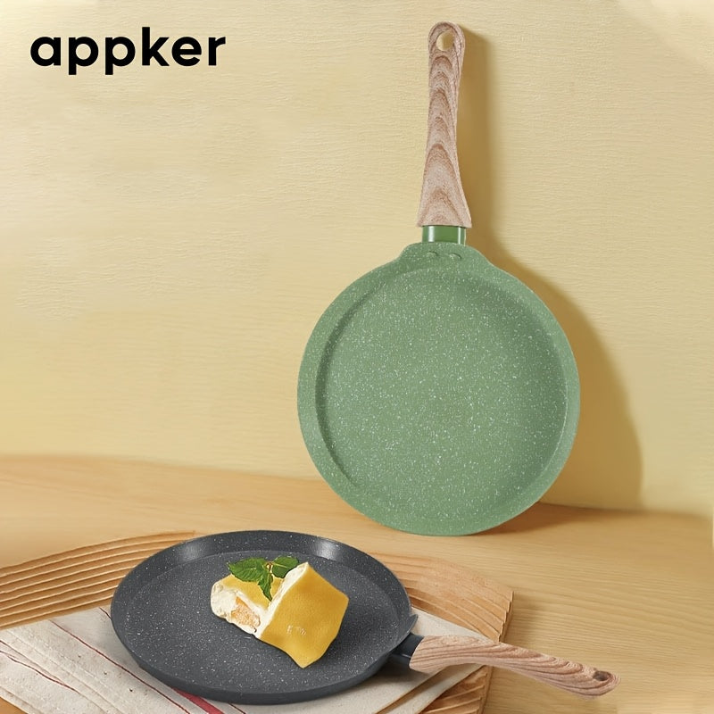 Set of 3 Appker Non-Stick Cast Iron Frying Pans, Dishwasher safe and suitable for Gas Stove & Induction Cooker. Perfect for cooking Steak, Pancakes and other kitchen essentials. Great addition to your household kitchen gadgets. Celebrate Spring Festival