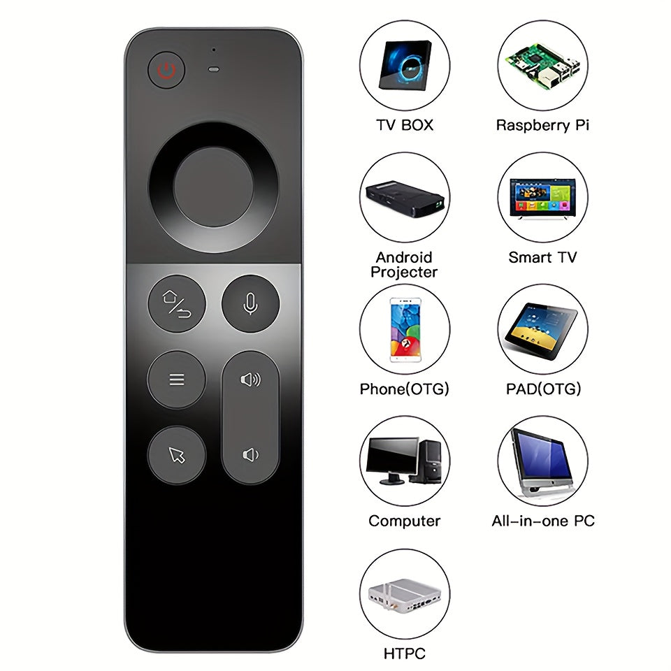 W3 Air Mouse Remote with Voice and Motion Control, Keyboard, Infrared, and Learning Function.