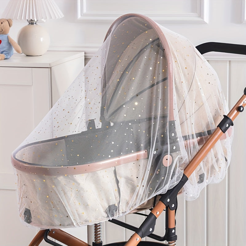 Cute Pattern Stroller Mosquito Net - Protect Your Baby with this Breathable Cover