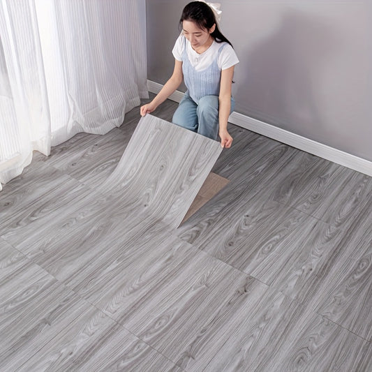 Cycleader Self-Adhesive Vinyl Wallpaper - 12/24 Pack 3D Peel and Stick Floor Tiles for DIY home upgrades in bedroom, bathroom, and kitchen.