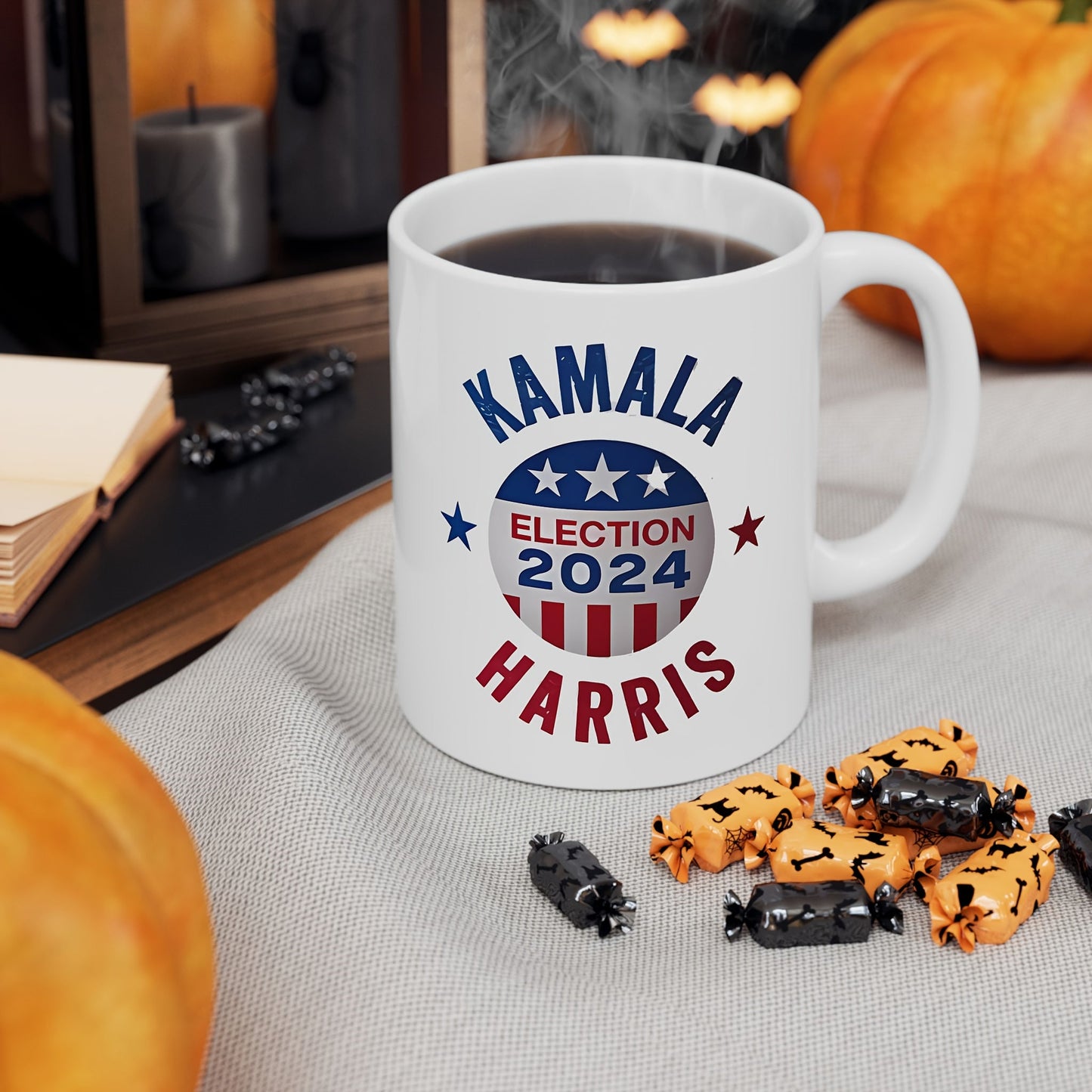 2024 Election Kamala Harris Ceramic Coffee Mug - Perfect Keepsake for Supporters, Inspirational Voting Mug for Adults, Patriotic Memorabilia Collectible