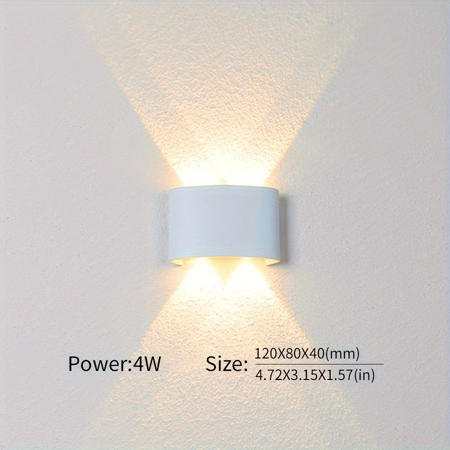 Various wall lights available in different wattages can be used for a voltage range of 85-265V.