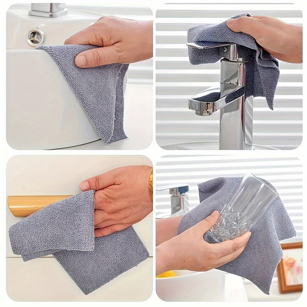 Top-grade microfiber kitchen towels - 20 sheets per roll, highly absorbent and reusable cloths for home and restaurant cleaning.