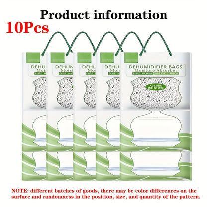 5/10pcs Dehumidification Bags for Wardrobe and Household Use, Suitable for Valentine's and Mother's Day Gifts.