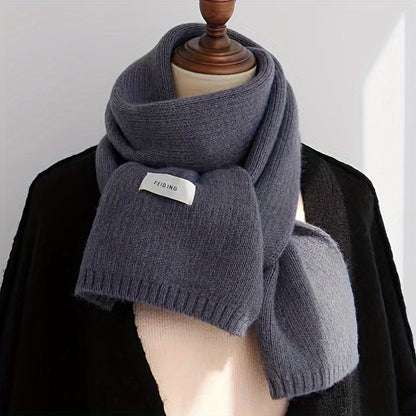 Thick Knit Scarf for Men: Perfect Winter Gift for Him