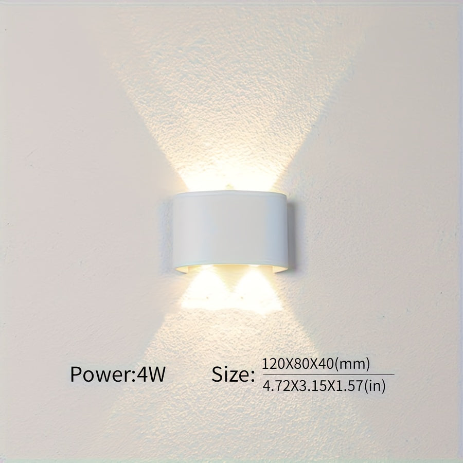 Various wall lights available in different wattages can be used for a voltage range of 85-265V.