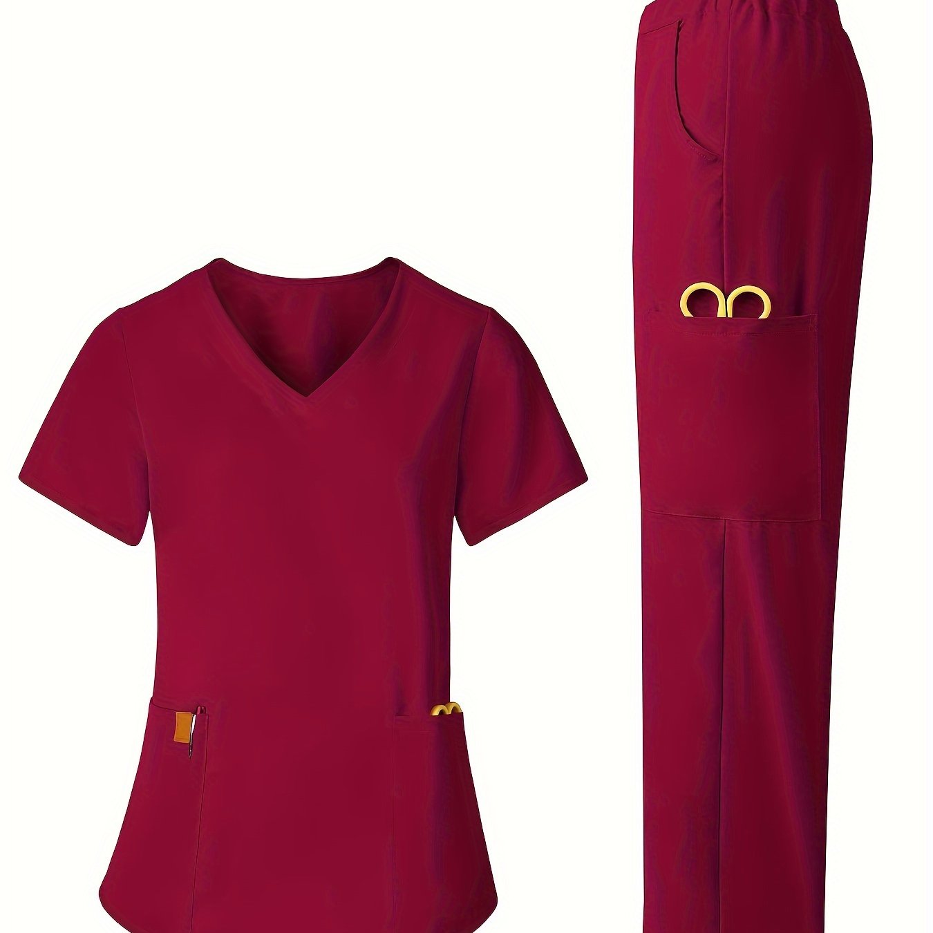 Unisex Medical Surgical Gown Set for Healthcare Professionals, Including Top and Pants