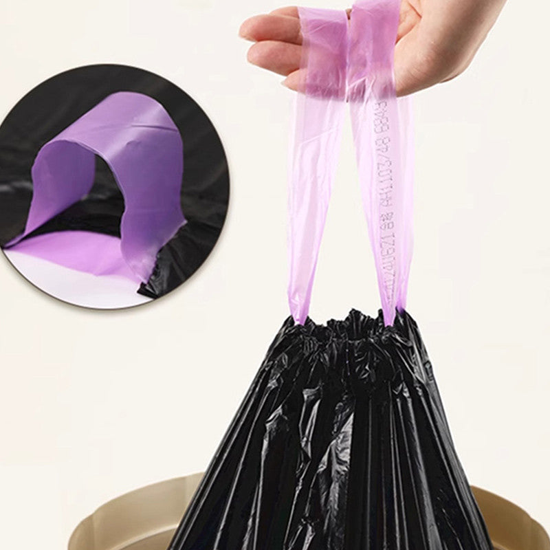 Heavy Duty Drawstring Trash Bags - High Capacity, Strong & Scent-Free for Kitchen, Bedroom, Living Room - Holds Up to 10.43KG