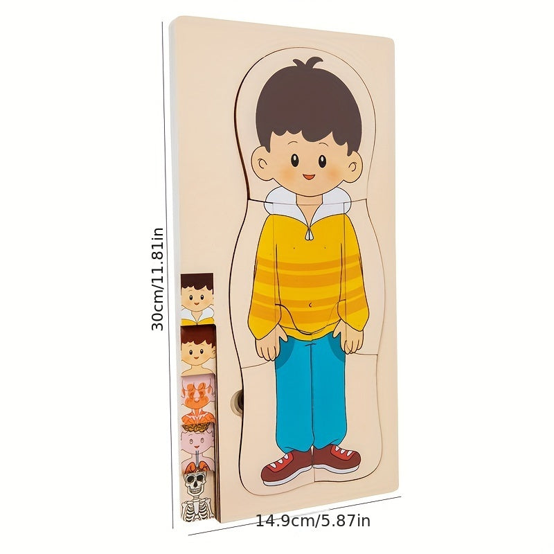 Wooden puzzle educational toy for children, promoting parent-child interaction and the enlightenment of young minds.