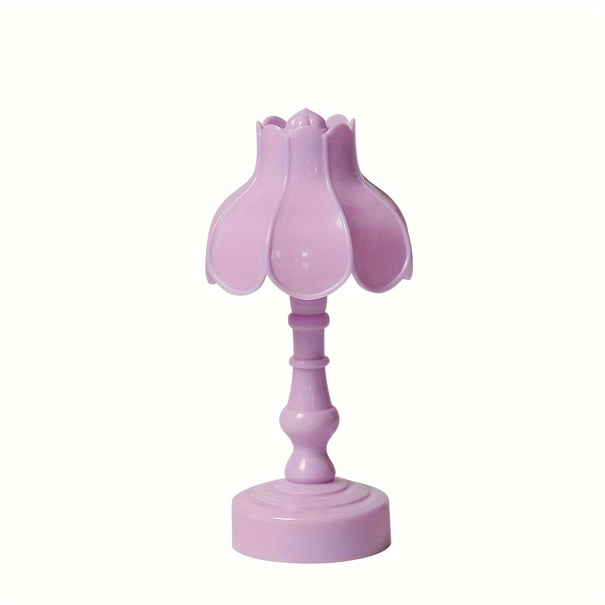 Flower-shaped mini LED table lamp ideal for bedroom and desktop decor, also great as a unique home warm gift or for café/hotel decoration.