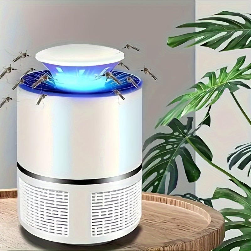 USB-powered mosquito repellent lamp: silent, automatic, indoor/outdoor use with no scent.