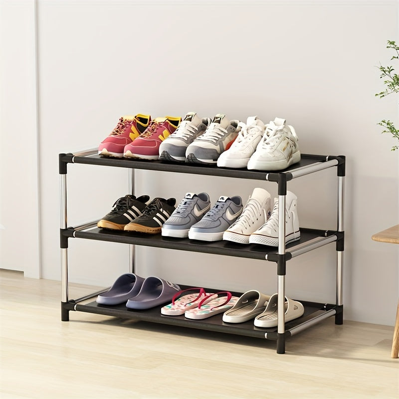 Renters and dorm residents can utilize this Storage Shoe Cabinet. Designed for small spaces, this Multi-layer Economic Storage Magic Shoe Rack is perfect for narrow dorms and rental houses. Its simple design makes it easy to use and an ideal solution for