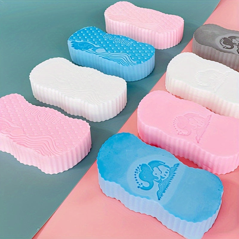 Magic Elephant Bath Sponge: 1pc, soft, made of natural magic sponge, perfect for bathing and exfoliating.