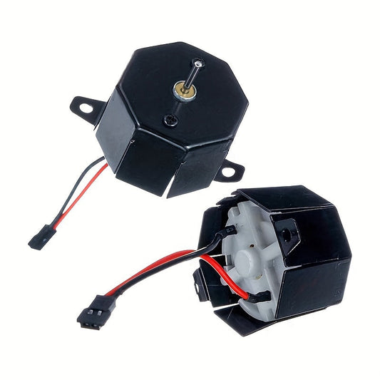 Wall mounted fireplace fan motor with a speed of 1450RPM made of durable metal construction, perfect for use with wood burning stoves.