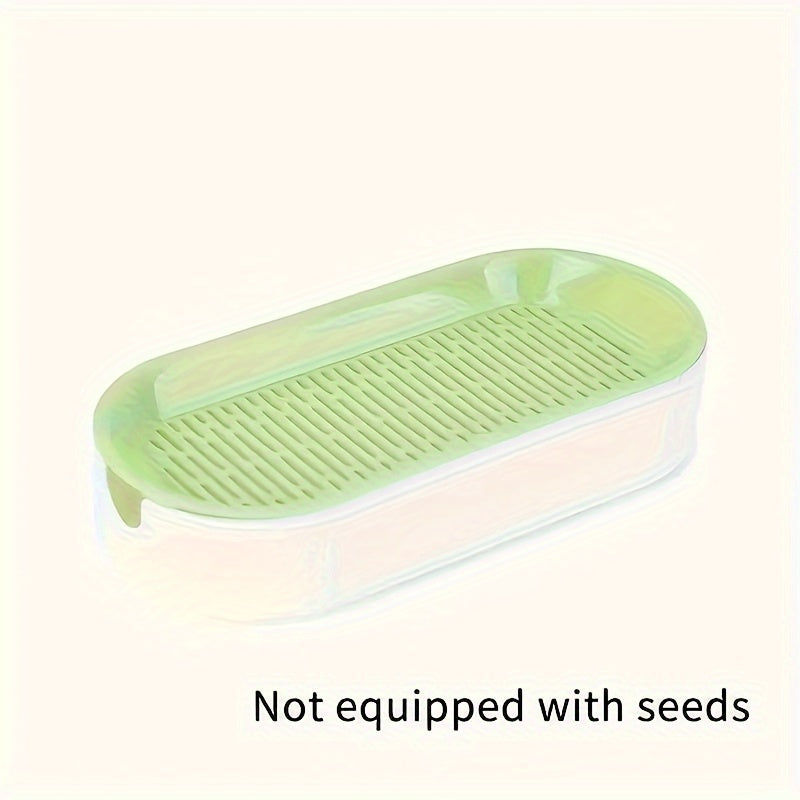 Hydroponic Cat Grass Growing Kit with Easy Sprout System, Durable Tray, Ideal for Indoor Gardening