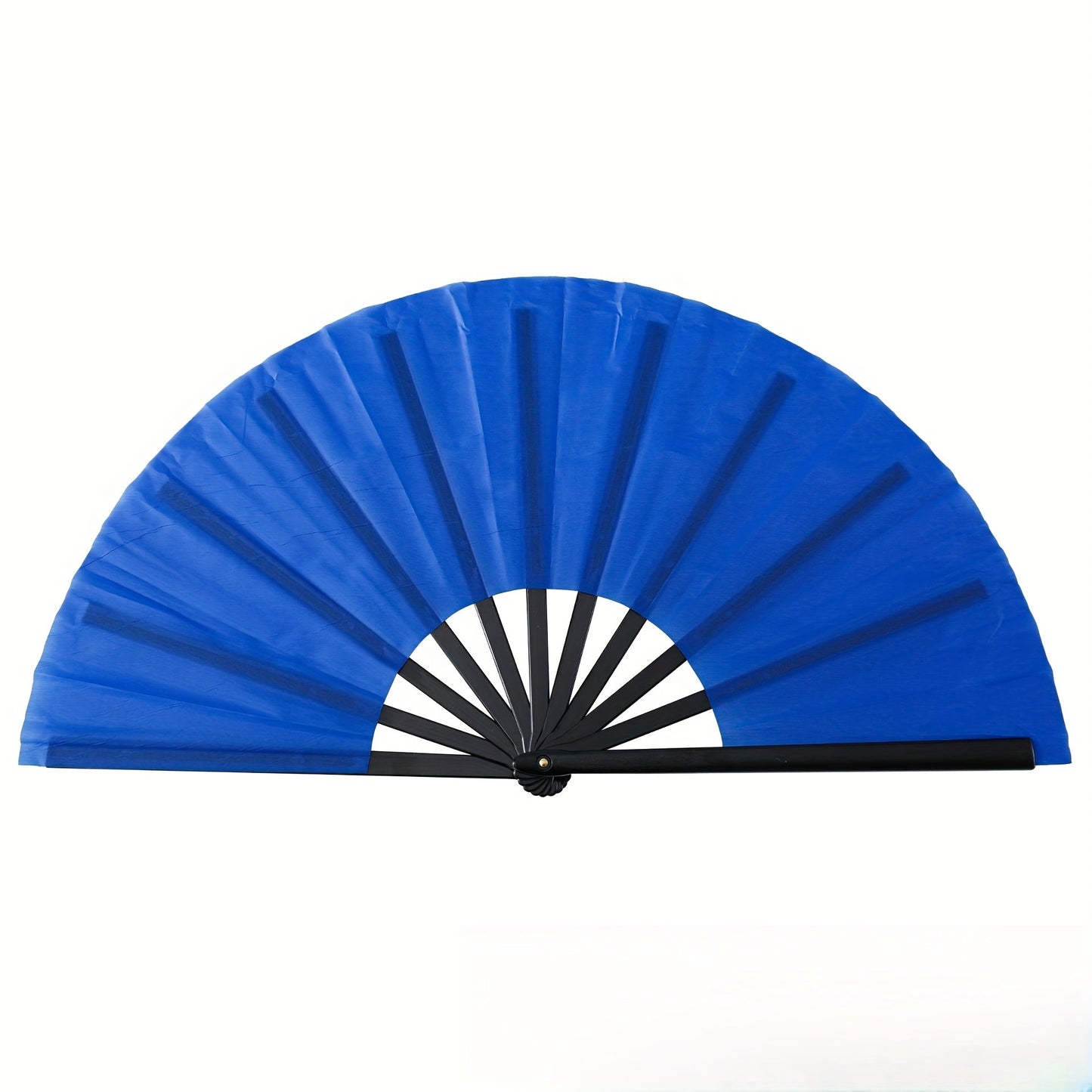 Classic Kung Fu Style Double-Sided Plastic Fan for Tai Chi, Chinese Dance, and Martial Arts - Elegantly Designed