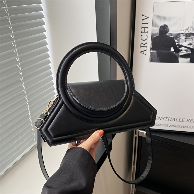 Women's trendy high-end handbag for fashion commuting.