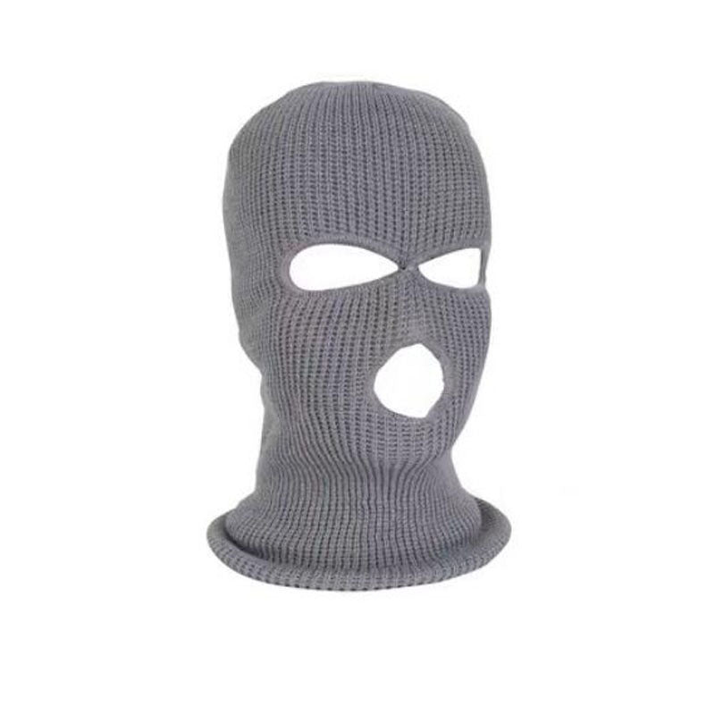 3-Hole Knitting Ski Mask for Cold Weather - Winter Head Cover to Keep You Warm and Protected While Riding