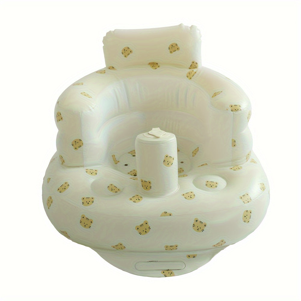 Thick PVC Portable Inflatable Seat for Kids Learning - Easy to Clean, Ideal for Picnics and Play - Comes in 7 Fun Designs