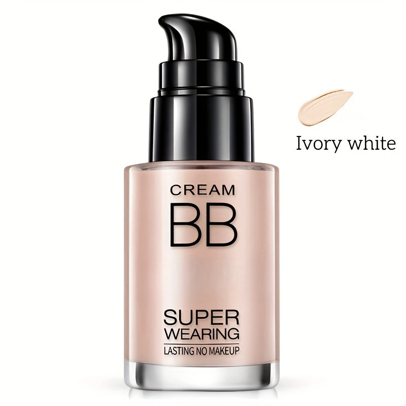 BB cream liquid foundation with long-lasting flawless finish, medium coverage, and moisturizing properties. Suitable for all skin types. Great holiday gift for women.