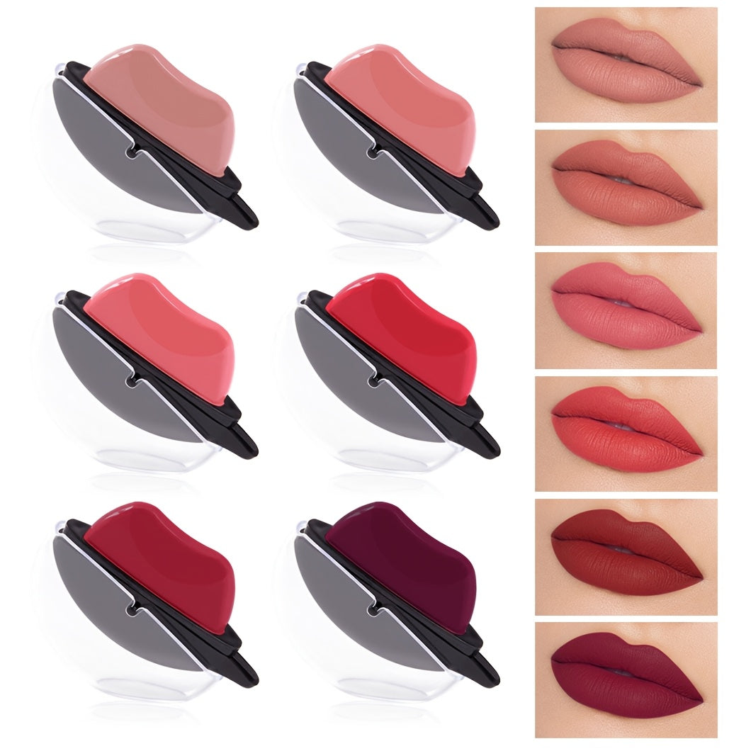 1pc Matte Lipstick Paste in Berry, Pink, and Red shades, Long-Lasting and Moisturizing, Non-Fading, Suitable for All Skin Types