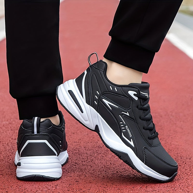 Men's non-slip sports shoes for all seasons, ideal for casual running and travel. Large size height-increasing design.