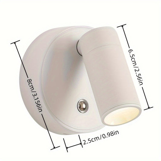 360° Rotating LED Night Light with Touch Control, USB Rechargeable & Magnetic - Adjustable Brightness, Ideal Gift for any Occasion, LED Lights for Bedroom