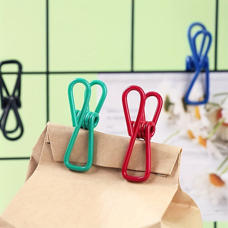 Durable Stainless Steel Food Clips - Available in Sets of 10, 20, or 30 - Ideal for Sealing Food Packaging, Baking, Camping, and BBQ - Convenient Kitchen Gadgets for Storing Fresh Food and Cooking.ease.