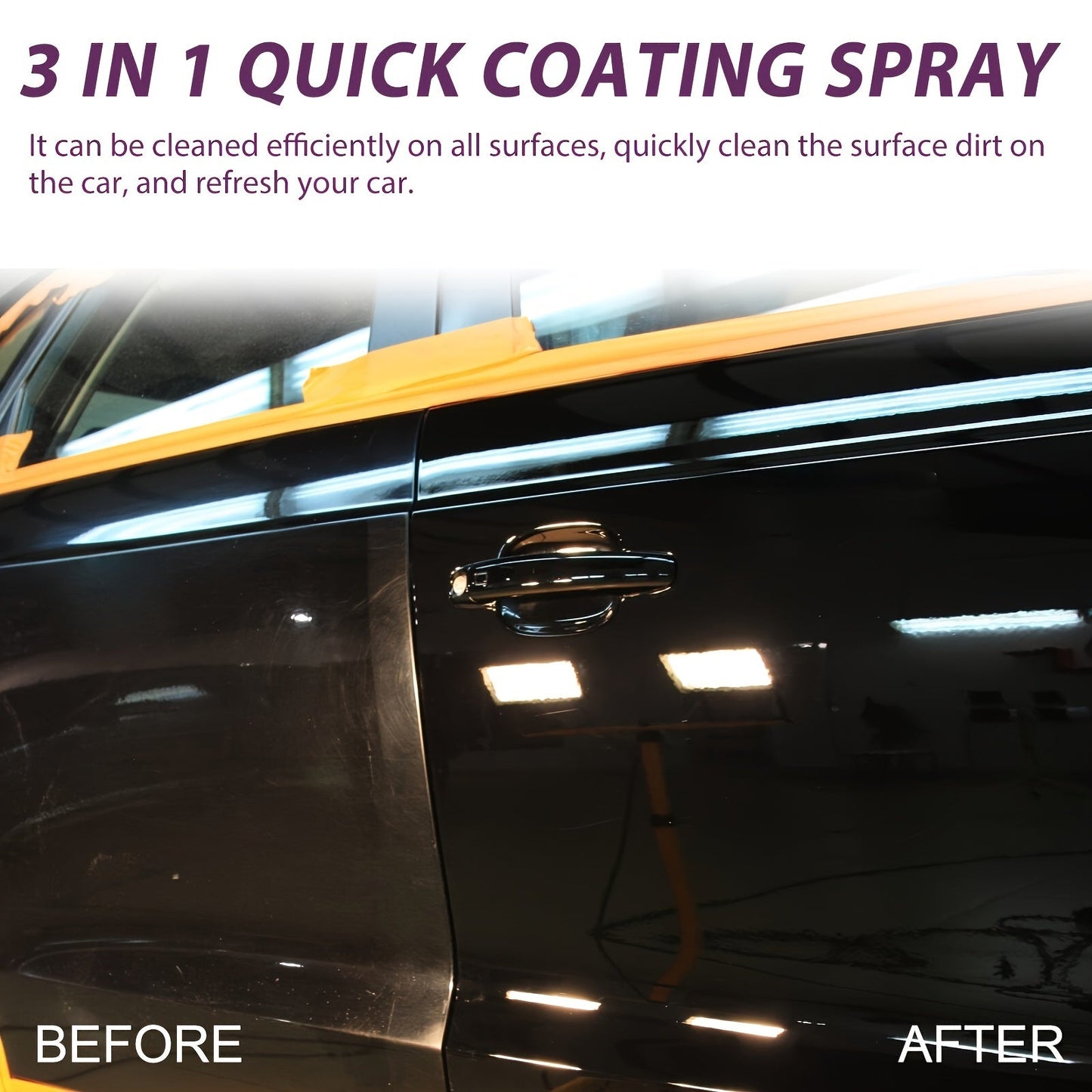 Revitalize Your Vehicle with 3-in-1 Car Scratch Repair & Shine - Revive, Shield & Enhance Your Car's Appearance - Perfect for Scratch Repair, Polishing & Maintenance - Formulated with Citric Acid for Added Benefits