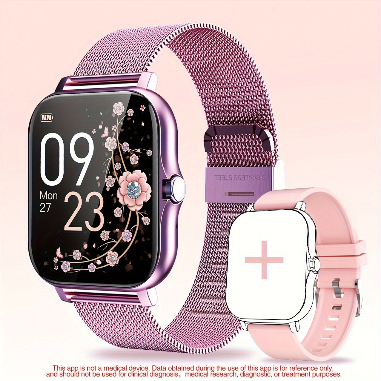 Introducing the New 2024 Smart Watch with Call Making and Answering Features, Full Touch Wireless Calling Capability, Fitness Tracking for Smartphones, Compatible with Android and IOS Devices. Perfect for Mother's Day, Father's Day, Valentine's Day