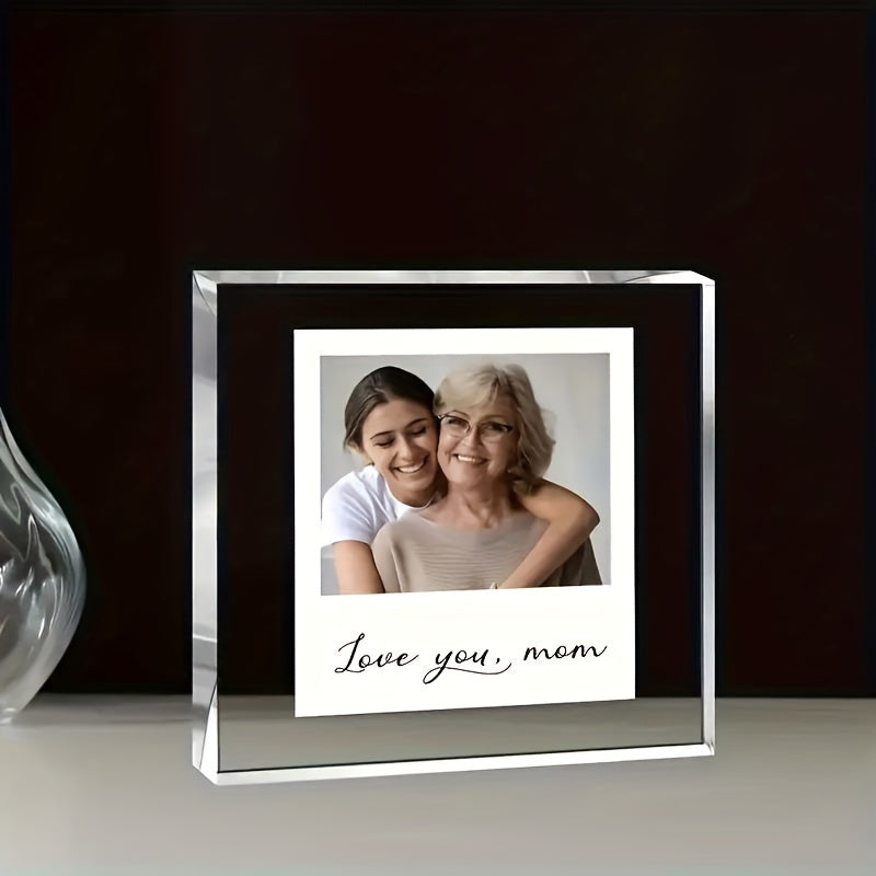 Acrylic Photo Frame Customized Just for Mom: Ideal for Mother's Day - Can be Used Indoors or Outdoors