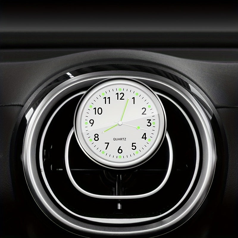 High-end car owners can decorate their dashboard with a glow-in-the-dark decorative clock.