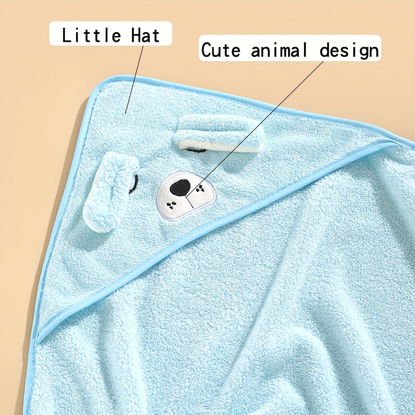 The Bathrobe Bath Plus Size Baby Bath Towel is made with ultra-fine fiber for super strong water absorption and quick drying. It can be used in the bathroom, at the beach, or as a fun cartoon cloak. Perfect for a Christmas, Halloween, or Thanksgiving