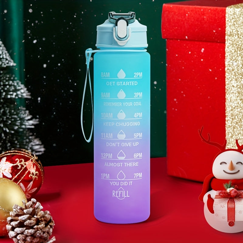 Portable water bottle for home, travel, and outdoor use in a variety of colors.