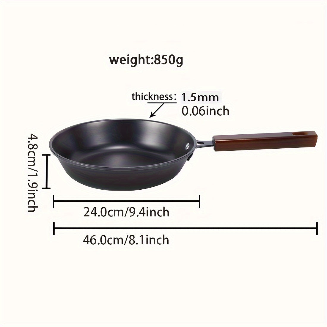 Vintage Kitchen Three-piece Set includes a 32cm Wok, 24cm Soup Pot, and 24cm Frying Pan. Set comes with 2 Charcoal Burning Wooden Covers, made from Original Cast Iron with Charcoal Burning Wooden Handles. Features Non-stick Layer Technology and an