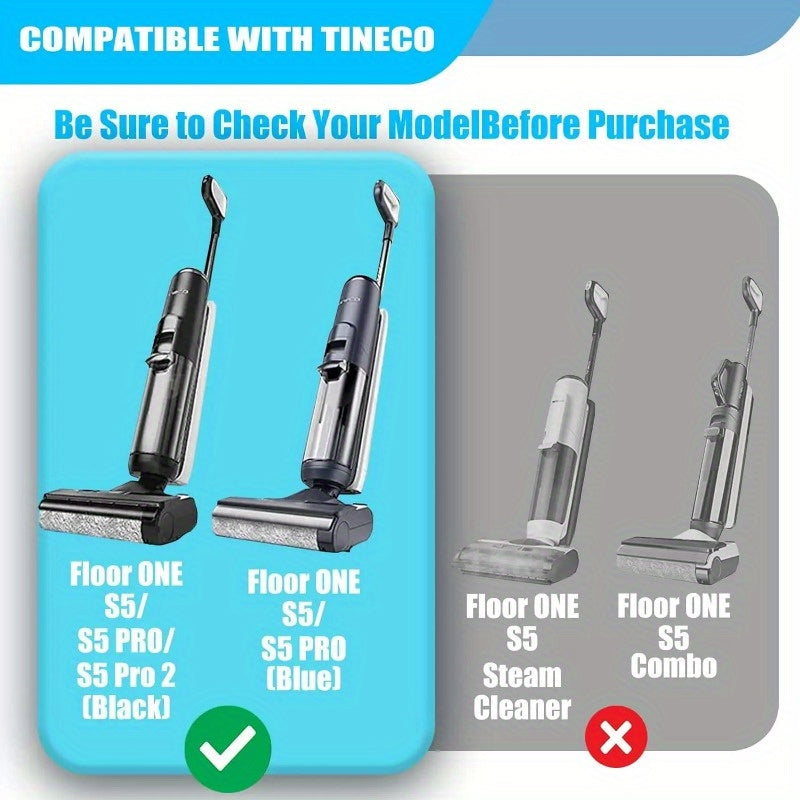 Half Replacement Brush Roll for Tineco S5/S5 Pro Cordless Vacuum Cleaner, Plastic Floor Attachment, Vacuum Accessories for Home & Kitchen