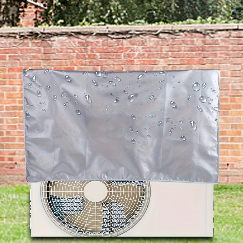 Protect your outdoor air conditioner from water damage with this waterproof cover. Keep it dust-free and protected from the sun. This cover can also be used for front load laundry dryers. It is a heating and cooling accessory that does not require power.