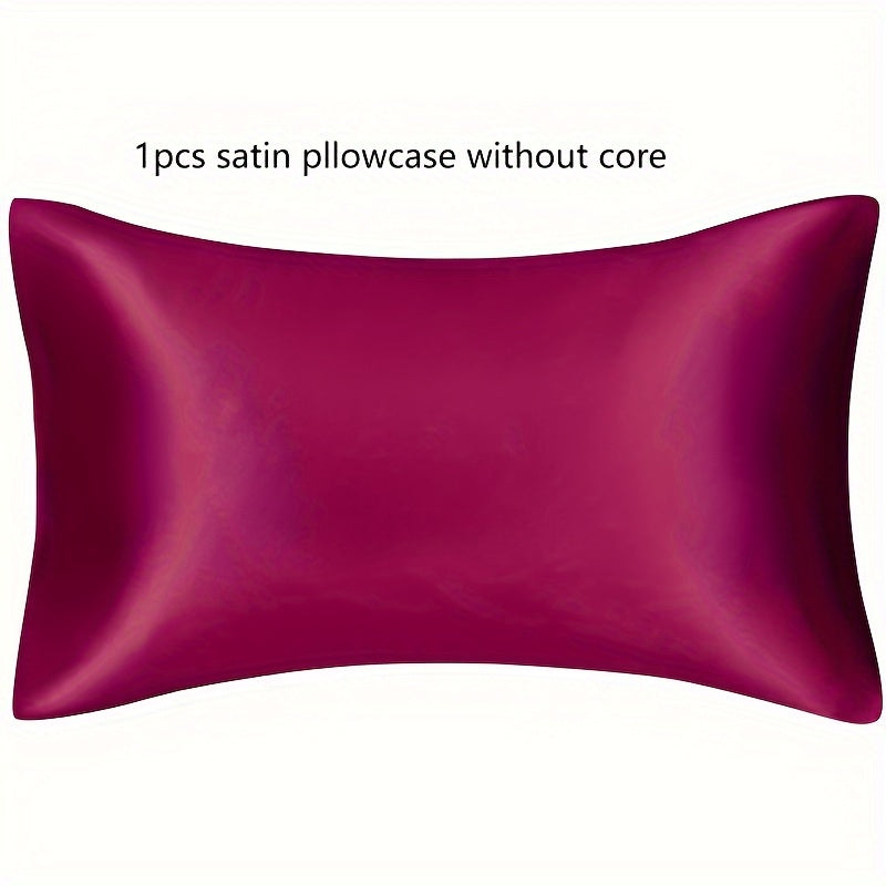 Purchase the luxurious Cool Soft Deluxe Satin pillowcases in black, measuring 50.8x76.2 cm. These pillowcases are designed specifically for hair and skin care. The set includes one Queen Size satin pillowcase with envelope closure, perfect for keeping