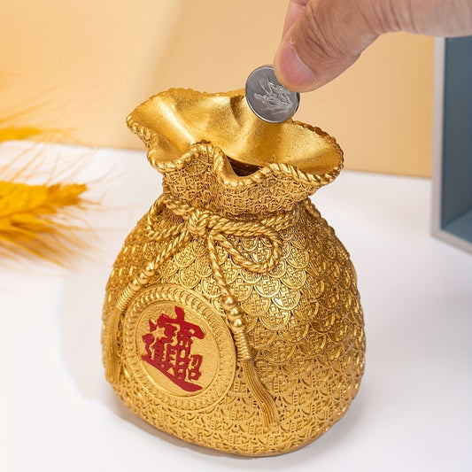 One Chinese-style money bag ornament for home or cafe decor