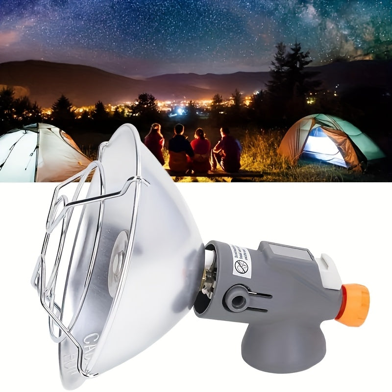 Stay warm on your outdoor adventures with the Single Heat Camping Tent Heater. This portable propane heater is constructed from durable stainless steel and is compatible with high-pressure gas tanks (tank not included). Ideal for camping, hiking, and