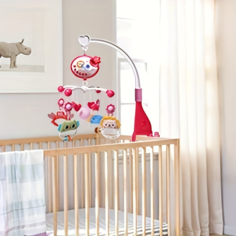 Engaging Kids' Crib Toy with Music, Night Light & Remote - Red/Blue Choices - Ideal Present for Kids of All Ages